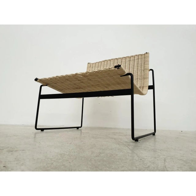 Brown Set of Dutch Rattan Lounge Chairs by Gregorio Vicente Cortes & Luis Onsurbe for Metz and Co, 1960s For Sale - Image 8 of 12