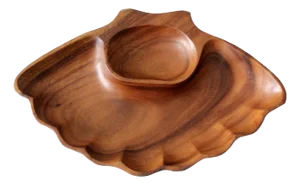 Mid Century Monkey Pod Wood Tray