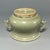 Vintage Chinese Celadon Porcelain Incense Burner | One of a Kind For Sale - Image 4 of 5