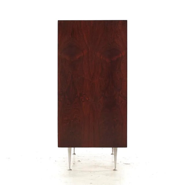 Mid 20th Century George Nelson Mid Century Rosewood Thin Edge 5 Drawer Chest For Sale - Image 5 of 11