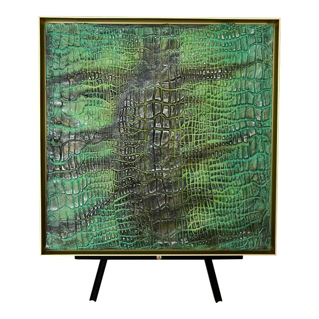 Green Exotic Canvas Art - Designed by Cheryl P. Kohloff For Sale