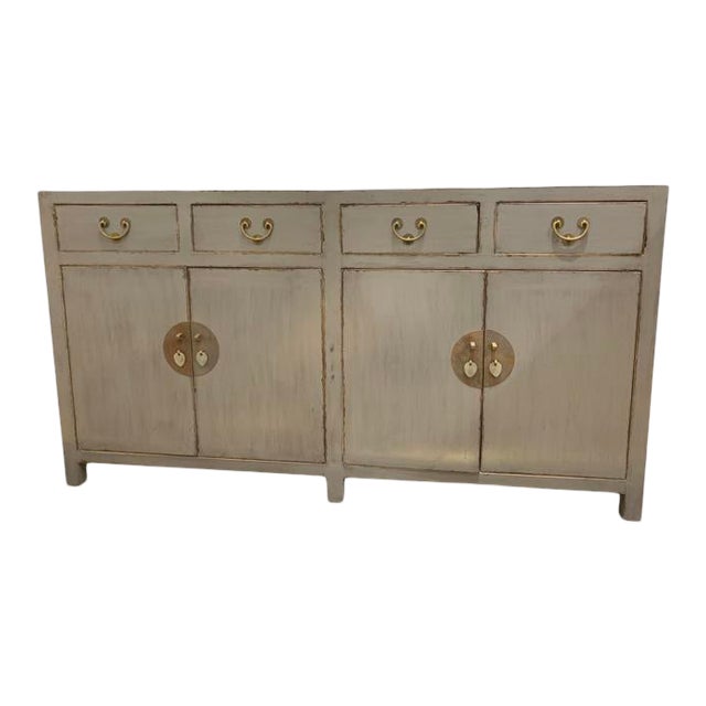 Ming Gray Buffet Table Chairish