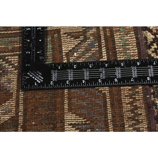 Antique-Worn Persian Hamadan Rug - 04'02 X 07'00 For Sale In Dallas - Image 6 of 9