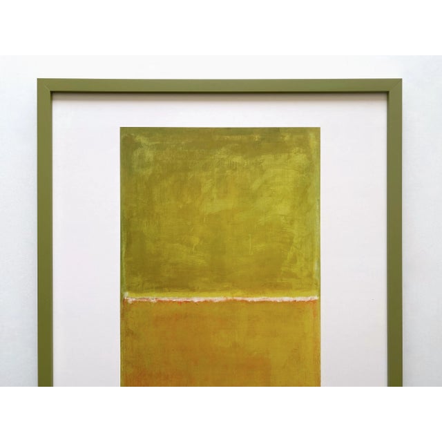 Untitled、 1951/マークロスコ/ポスター Untitled, 1951 by Mark Rothko Fine Art Print Green Yellow