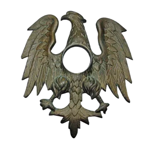Vintage Art Deco Bronze USA Eagle Clock