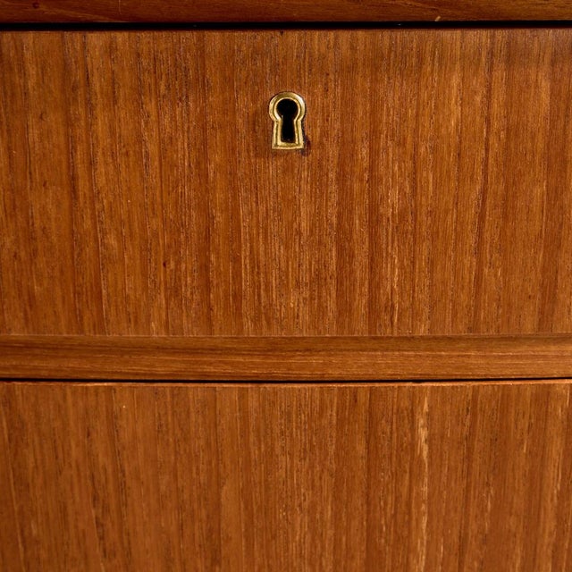 Teak Dresser with Six Drawers, 1960s For Sale - Image 10 of 13