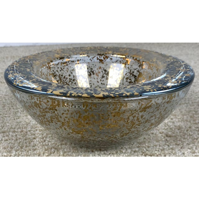 Traditional Vintage Thick Glass Candy Dish For Sale - Image 3 of 8