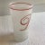 Vintage Federal Frosted Highball Glasses Embossed With a Cursive Red D- Set of 8 For Sale In Sacramento - Image 6 of 13