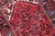 Red 1970s, Handmade Vintage Persian Hamadan Rug 3.3' X 4.6' For Sale - Image 8 of 14