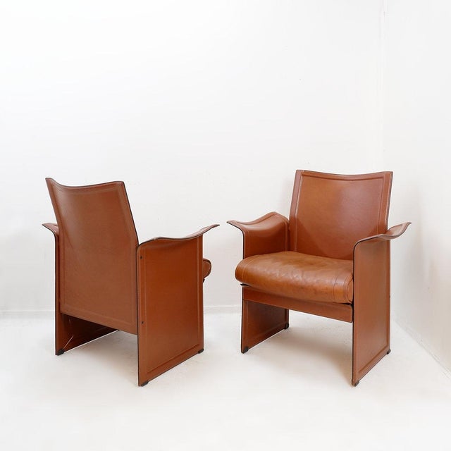 Korium Dining Chairs by Tito Agnoli for Matteo Grassi, 1970s, Set of 2 For Sale - Image 3 of 13