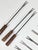 Mid-Century Walnut Fondue Sticks- Set of Twelve For Sale - Image 10 of 16