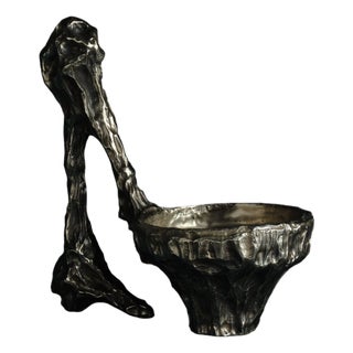 Omnia Vanitas Vanité 21 Candelabra in Patinated Cast Bronze by William Guillon For Sale