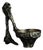 Omnia Vanitas Vanité 21 Candelabra in Patinated Cast Bronze by William Guillon For Sale