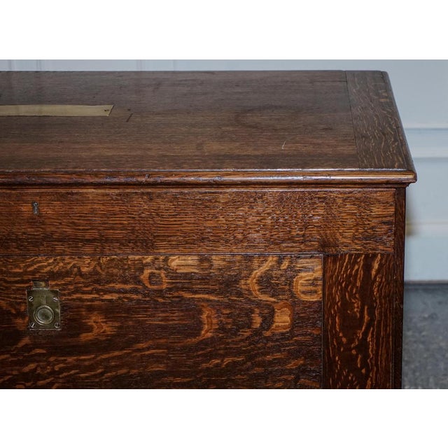 Large Victorian Military Campaign Specimen Trunk For Sale - Image 4 of 18