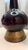 Rare Pair - Vintage Marbro Amethyst Art Glass Table Lamps, McM, C. 1960s, Brass Base, 58.5" Tall For Sale - Image 11 of 12