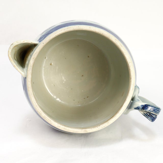 Antique Chinese Export Porcelain Canton Pattern Cider Jug With Lid For Sale - Image 11 of 18