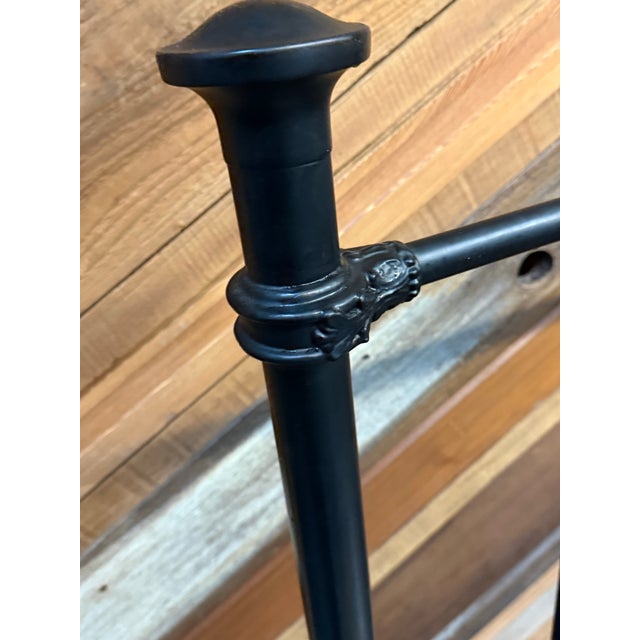 Full Size Antique Iron Rod Bed Frame For Sale - Image 4 of 12