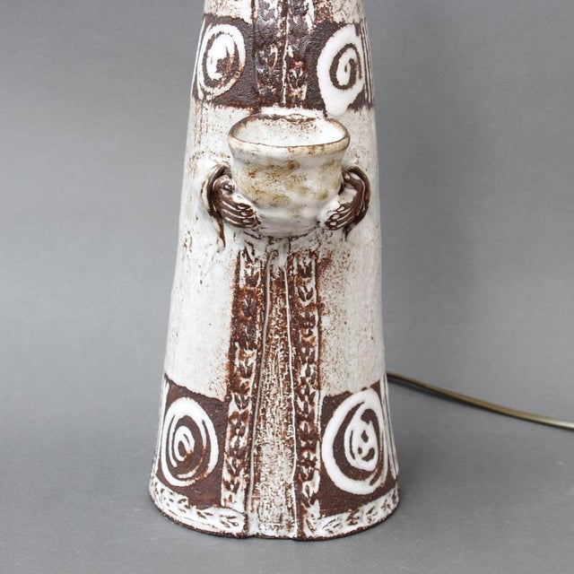 French Ceramic Table Lamp by Albert Thiry, 1970s For Sale - Image 12 of 18