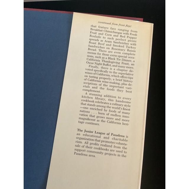 A Pair of California Heritage Cookbooks With Dust Jackets Published by the Junior League of Pasadena For Sale - Image 11 of 13