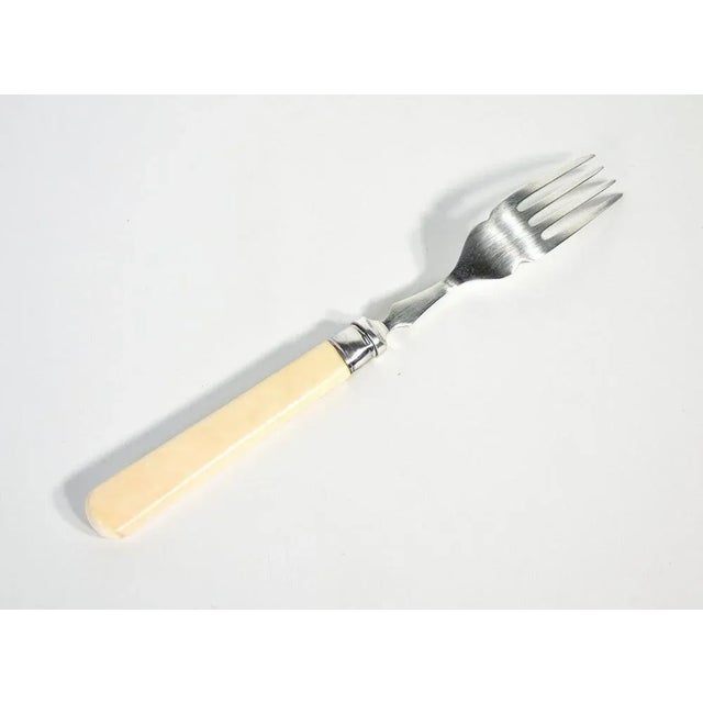 Metal Victorian Dessert Cutlery in Sheffield, Set of 12 For Sale - Image 7 of 12