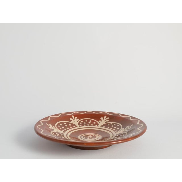 Brown and Cream White Stoneware Bowl by Andersson & Johansson for Höganäs, 1920s For Sale - Image 3 of 11