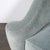 1940s Art Deco Scroll Form Lounge Chair W/ Walnut Supports & Powder-Blue Velvet Mohair For Sale - Image 5 of 13