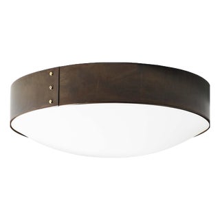 Large Iron Oxide Ceiling Lamp from Konsthantverk For Sale