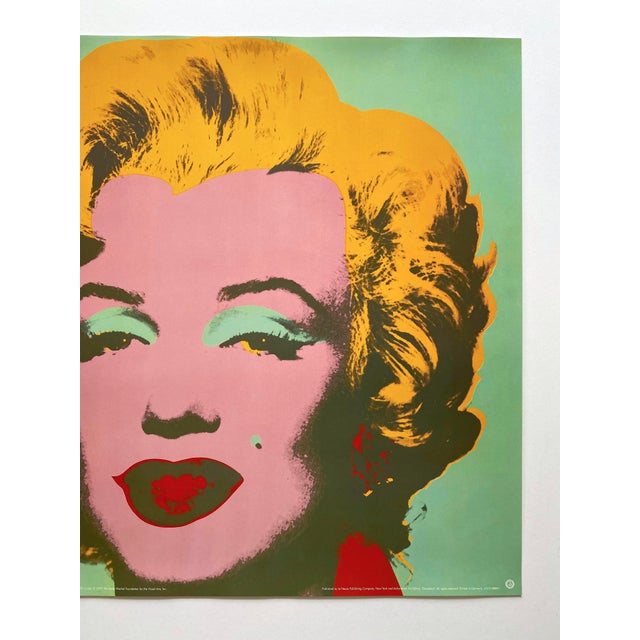 Andy Warhol Foundation Vintage 1993 Lithograph Print Extra Large Pop Art Poster " Marilyn Monroe " 1967 For Sale In Kansas City - Image 6 of 10