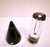 Modern Vintage Art Glass Vase and Cone Sculpture by Pavel Havelka for Princ Art Glass, 1990s, Set of 2 For Sale - Image 3 of 18