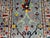 Blue Gray and Red Floral Wool Runner Rug, Persian Style, 2'9" X 9'7" For Sale - Image 9 of 17