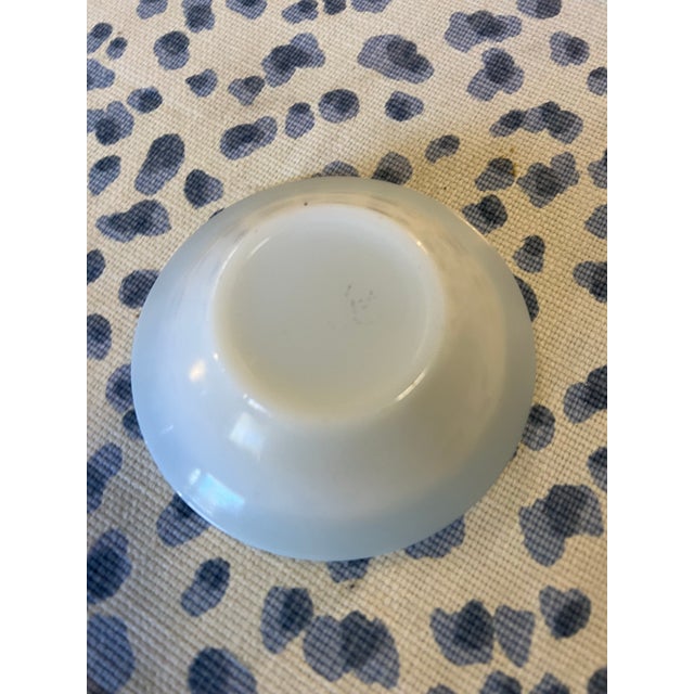 1970s 1970s Tiffany Blue Gold Rimmed Catchall Bowl For Sale - Image 5 of 8