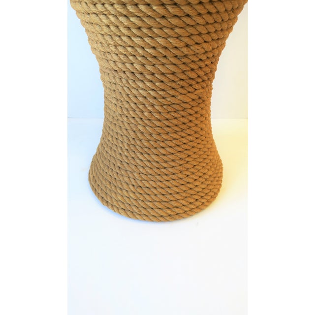 Nautical Rope Round Side or End Table Chairish