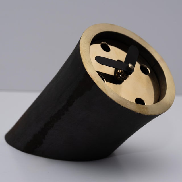 Carl Auböck Model #3855 Brass 'Atom' Desk Clock For Sale - Image 11 of 12