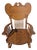 1890s Antique Oak Victorian Rocking Chair Larger Seat For Sale