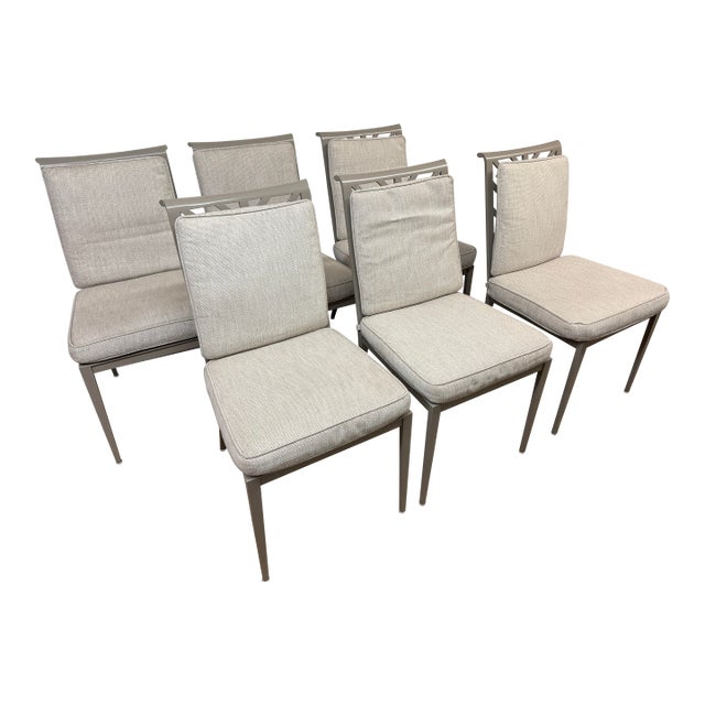 McKinnon and Harris Buie Outdoor Dining Side Chairs, Set of Six For Sale