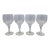 1970s Atlantis Crystal Water Goblets (Set of 4) For Sale