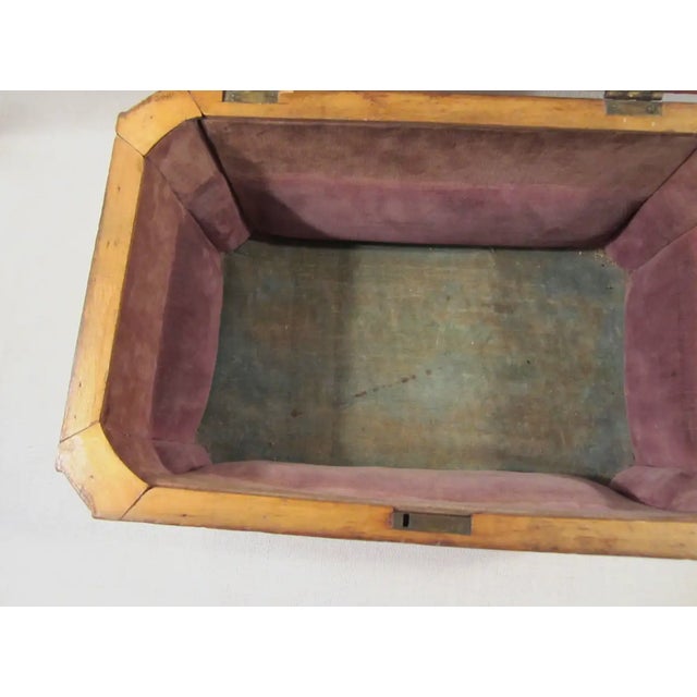Wood 19th Century Inlaid Box For Sale - Image 7 of 8
