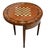 Wood Louis XVI French Demi Lune Console Table For Sale - Image 7 of 9