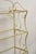 Mid 20th Century Italian Hollywood Regency Iron Rope Tassel Silver Gold 5 Tier Etagere Bookcase For Sale - Image 5 of 12