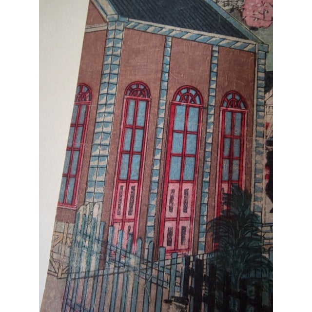 Shimbashi Station Meiji Era Utagawa School Hiroshigi For Sale - Image 12 of 17