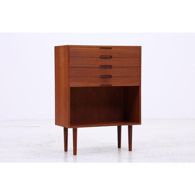 Mid-Century Teak Chest of 5 Drawers, 1960s For Sale - Image 13 of 13