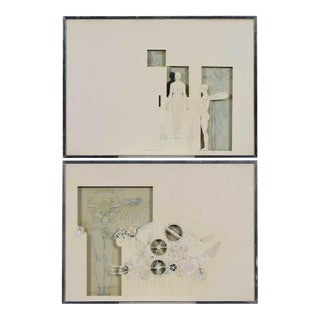 1980s Donald Staff Mixed Metaphor - Set of 2 For Sale