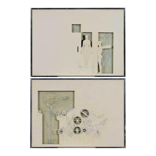 1980s Donald Staff Mixed Metaphor - Set of 2 For Sale