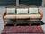 Vintage 1980s Braxton Culler Style Rattan Sofa. Charming vintage 1980s Braxton Culler rattan 3-seat sofa with green floral...