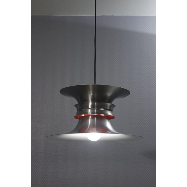 Vintage Pendant Lamp by Bent Nordsted for Lyskær Belysning, Denmark, 1960s For Sale - Image 6 of 17