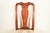 Henkel Harris Queen Anne Solid Cherry Wood Side Chairs or Dining Chairs | Pair For Sale In South Bend - Image 6 of 15