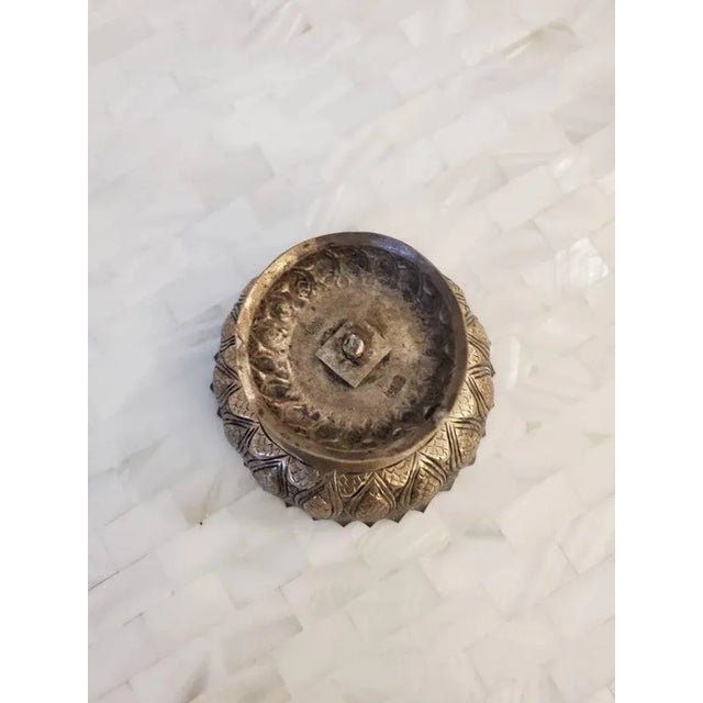 Silver 19th Century Solid Silver Niello Bowl For Sale - Image 8 of 11