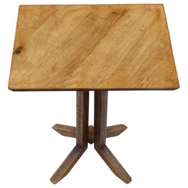 Vintage Rectangular Oak Occasional Table, 1920 For Sale - Image 3 of 8