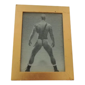 MCM Vintage Soho Galleries San Francisco Framed Male Postcard