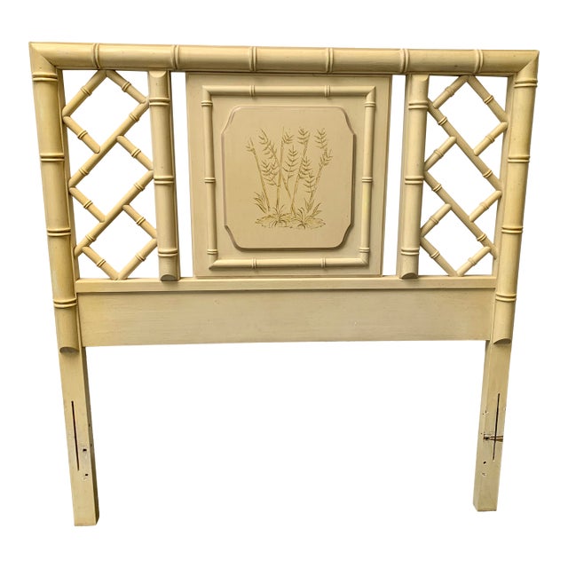 I Vintage Dixie Aloha Faux Bamboo Twin Headboard I For Sale